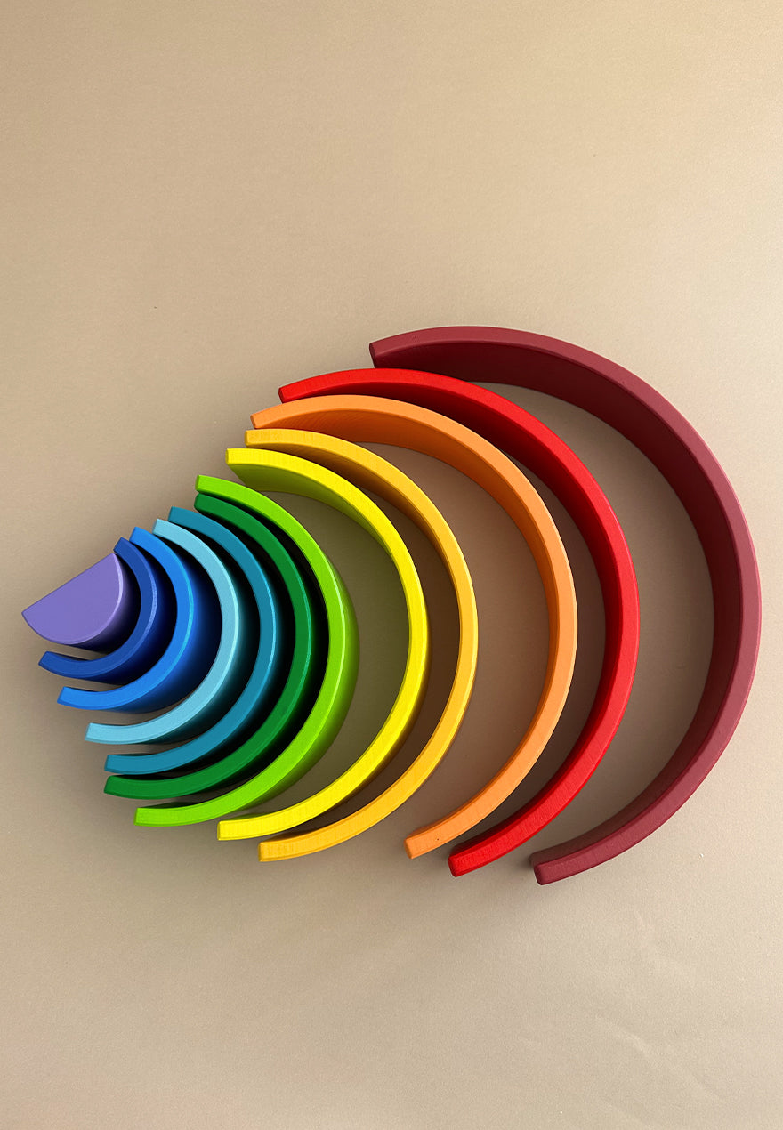 Wooden Rainbow - 12 stacks