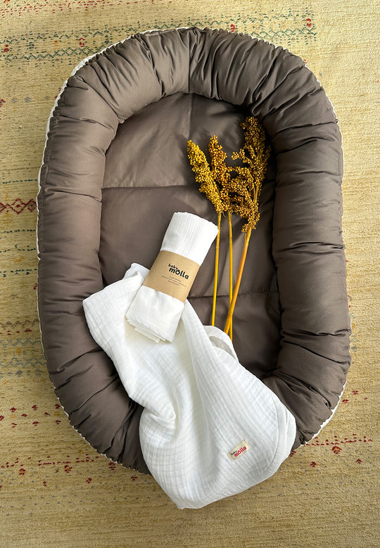 White Muslin Baby Set