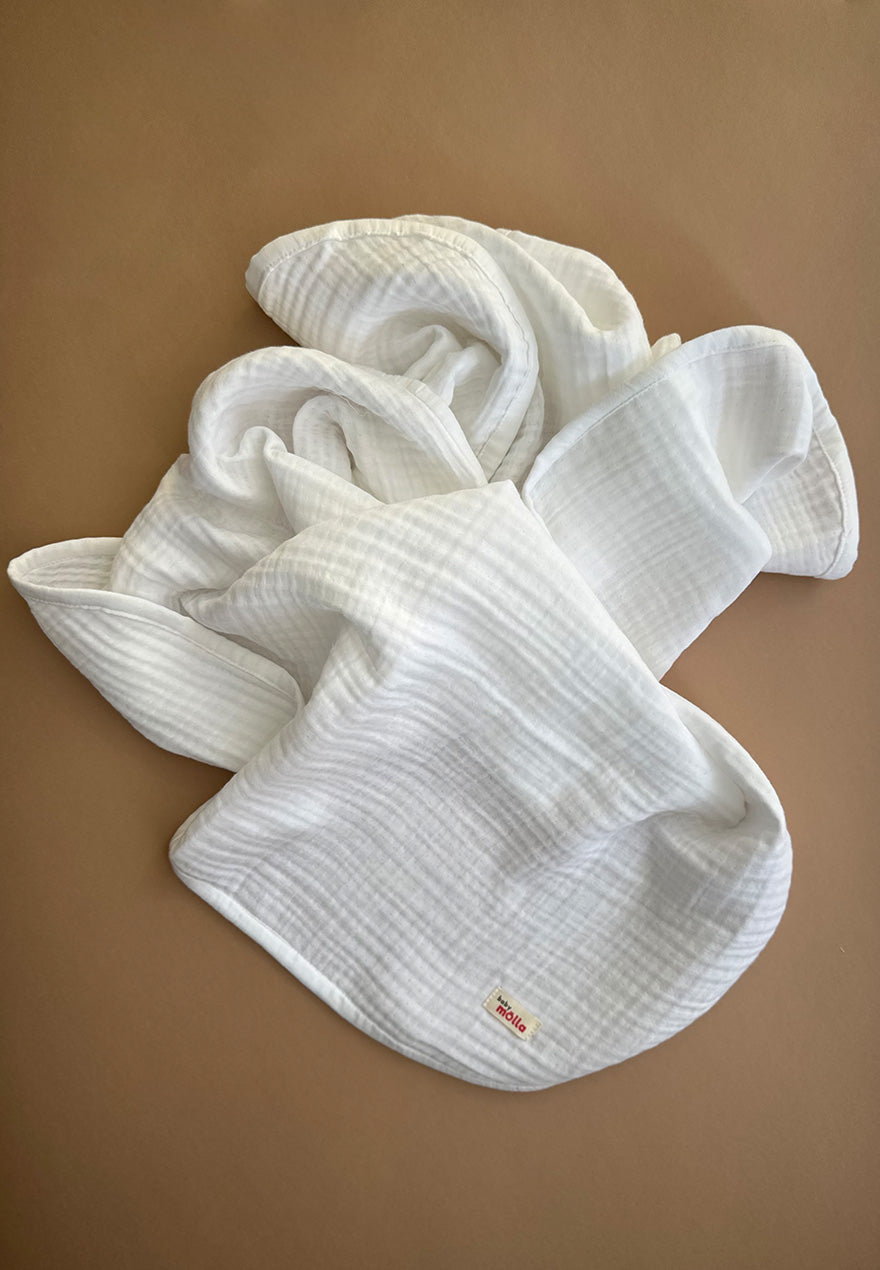 White Muslin Baby Box