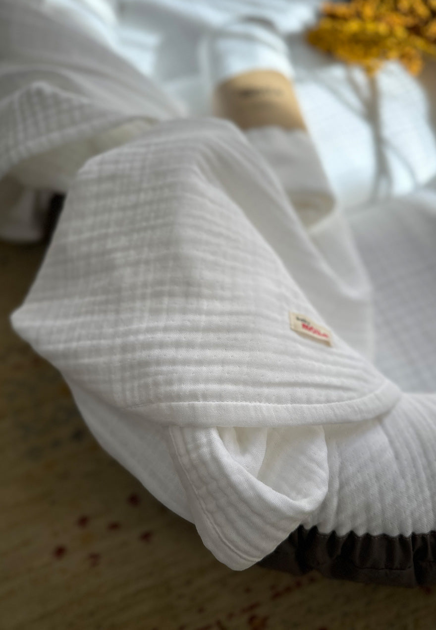 White Muslin Baby Set