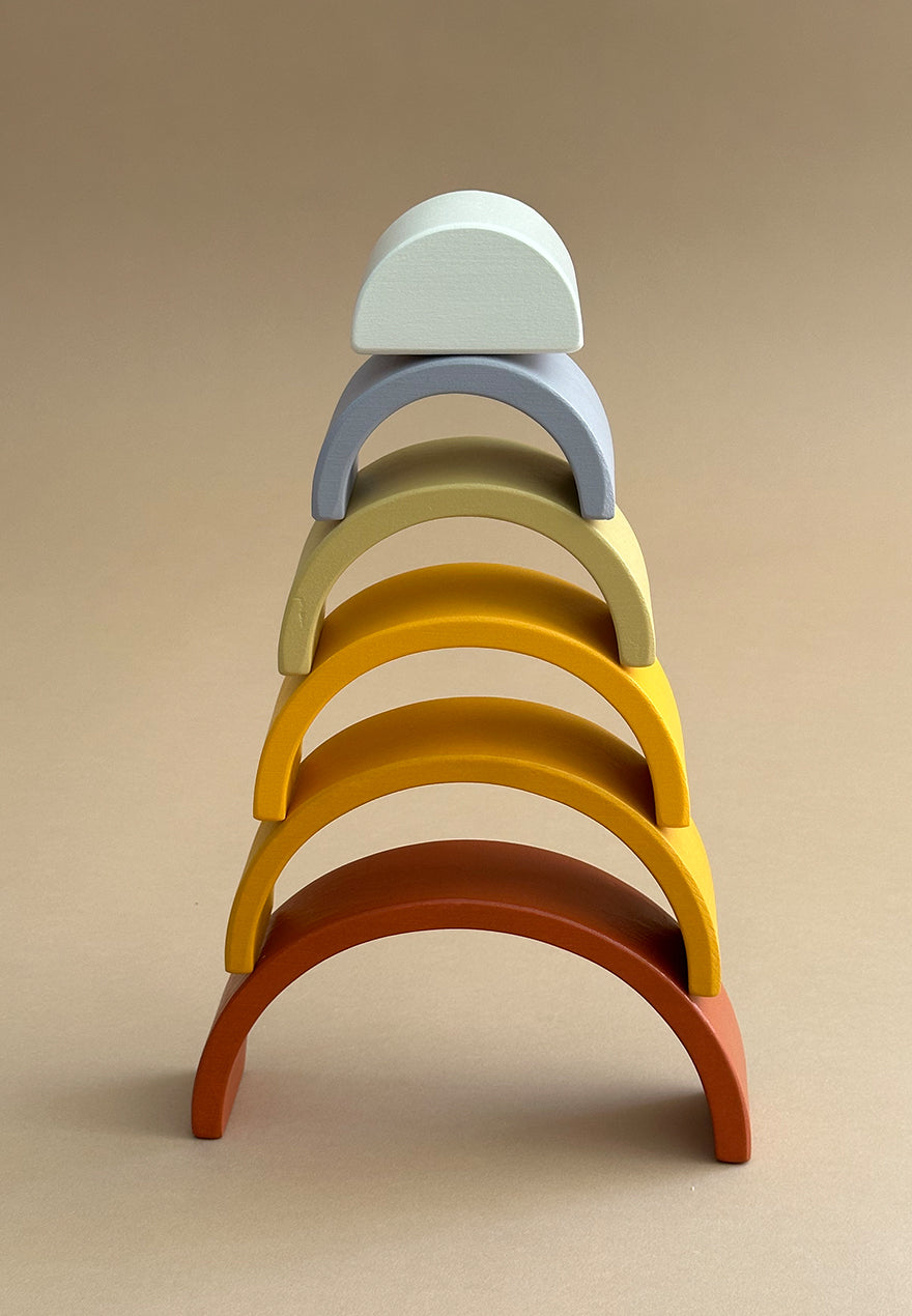 Wooden Rainbow - 6 stacks
