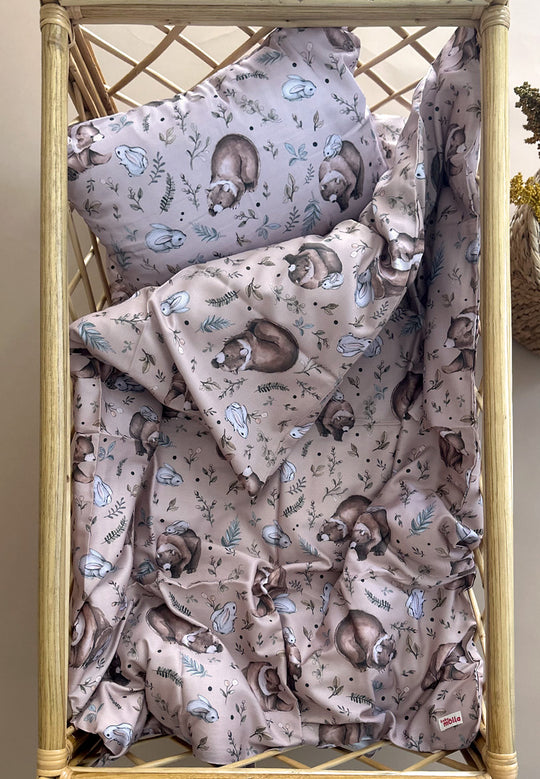 Bear duvet cover + pillow case