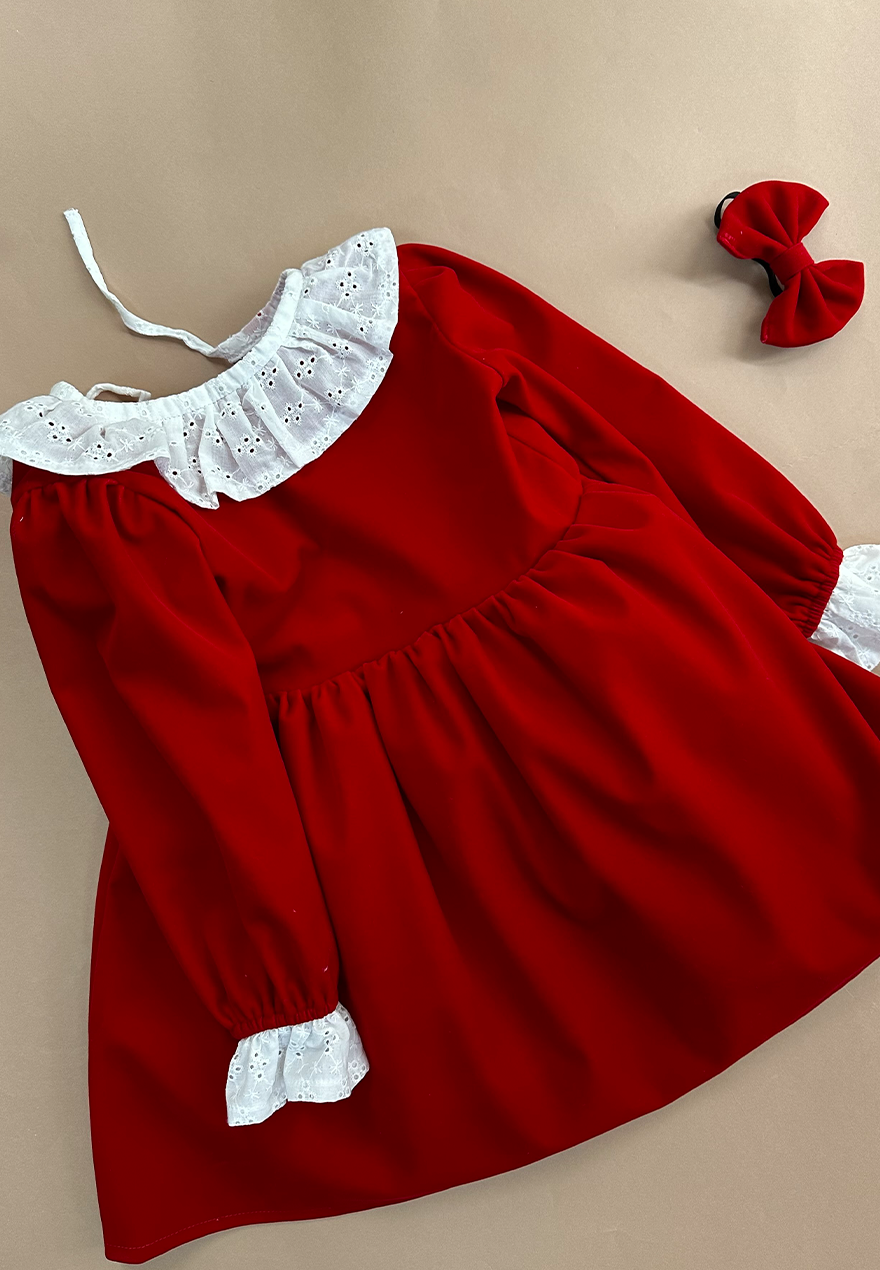 Red Velvet Dress