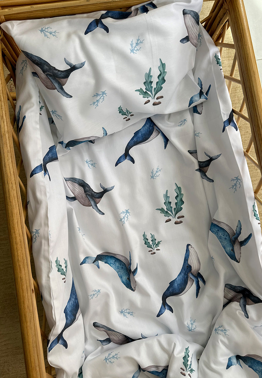 Whale - Këllëf për jorgan dhe jastëk