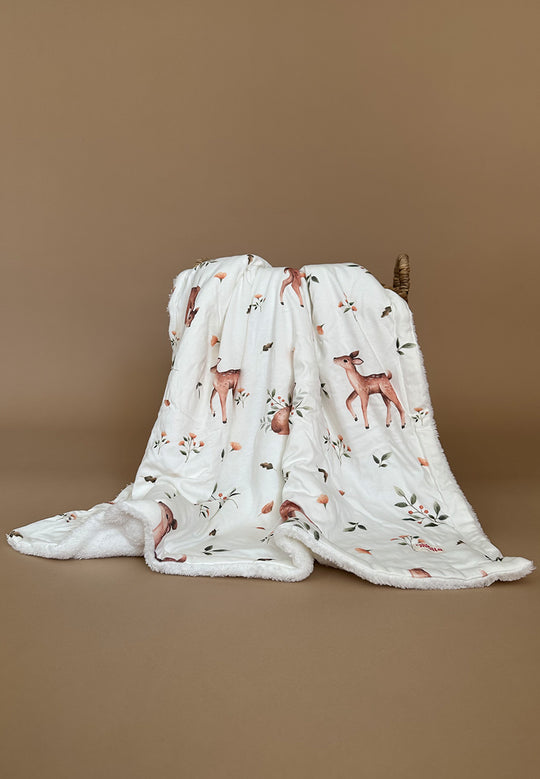 Doe Plush Blanket 2in1