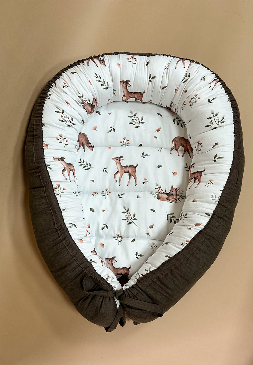 Fole 2 në 1 + batanije ~ Doe Baby Nest + Blanket