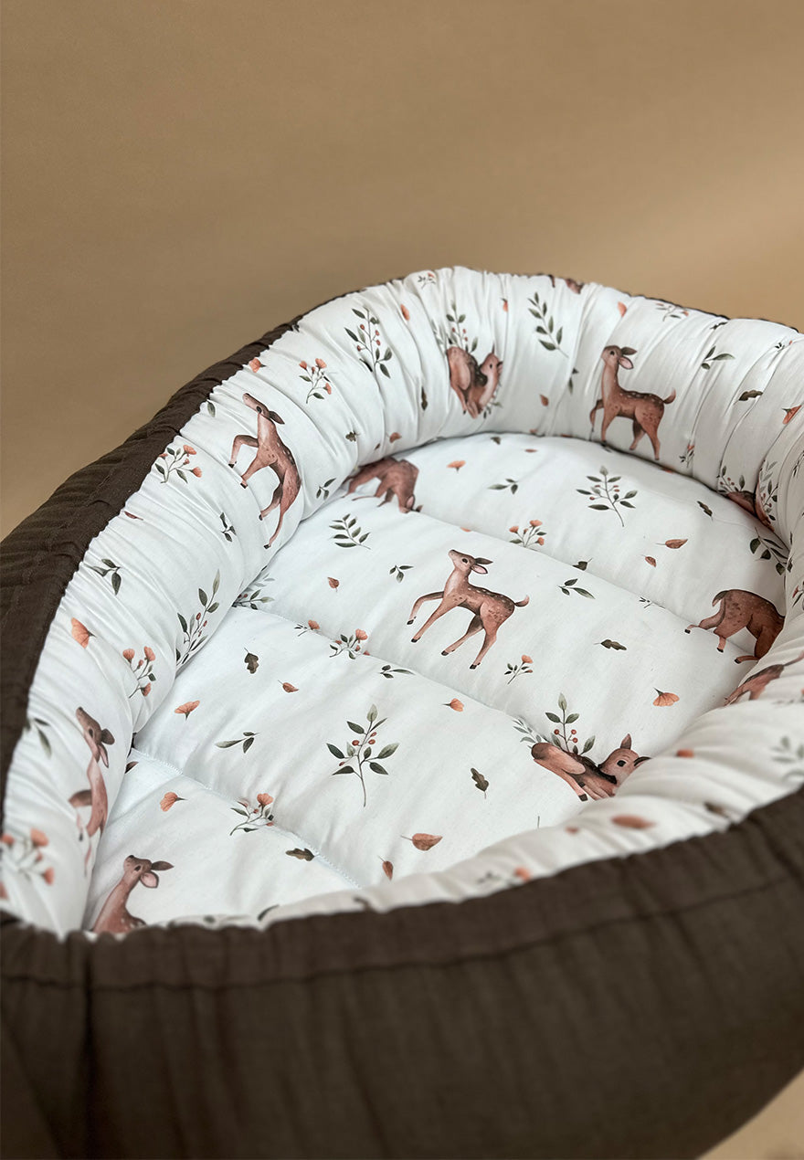 Fole 2 në 1 + batanije ~ Doe Baby Nest + Blanket