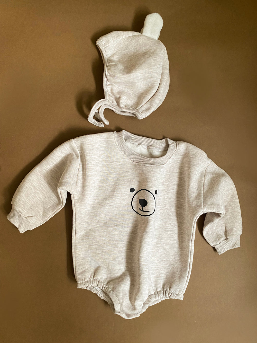 Bear Romper + hat