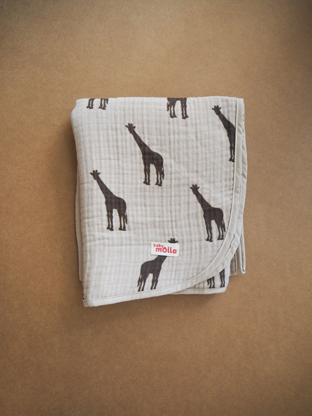 4 Layer Muslin Blanket ~ Giraffes