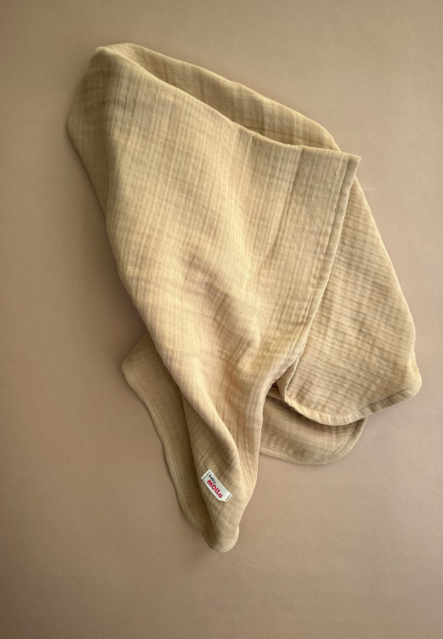 Brown Muslin Baby Box