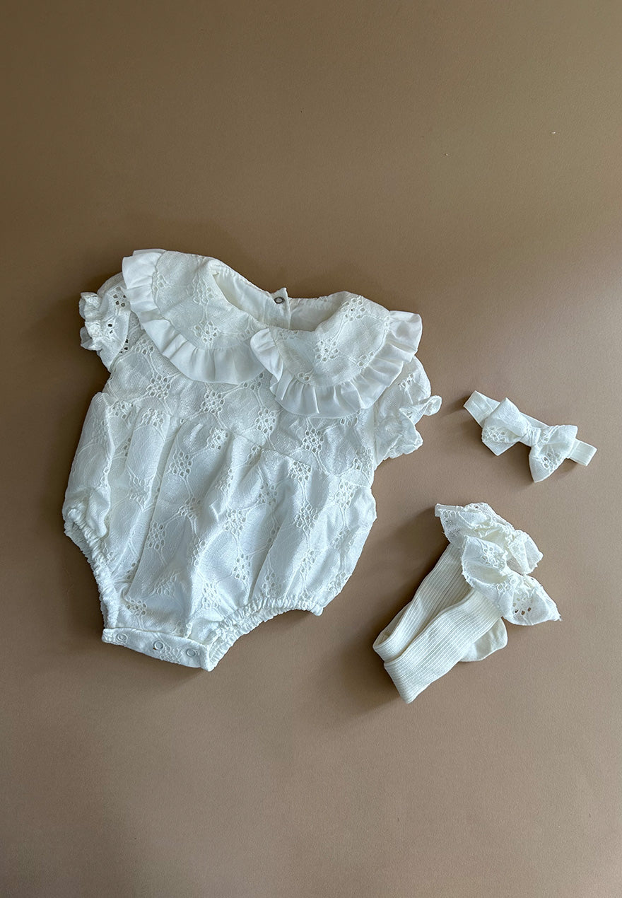 Baby Girl White Set