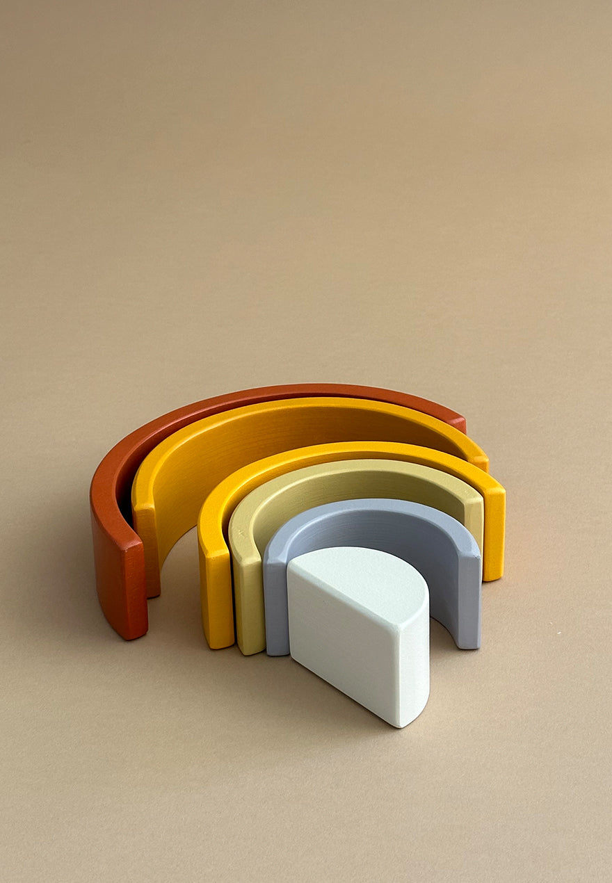 Wooden Rainbow - 6 stacks