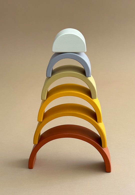 Wooden Rainbow - 6 stacks