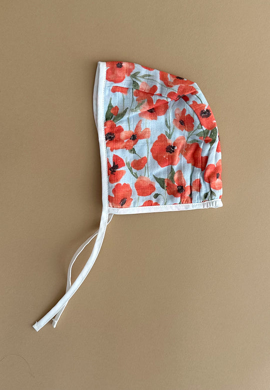 Lulëkuqet ~ Muslin Bonnet