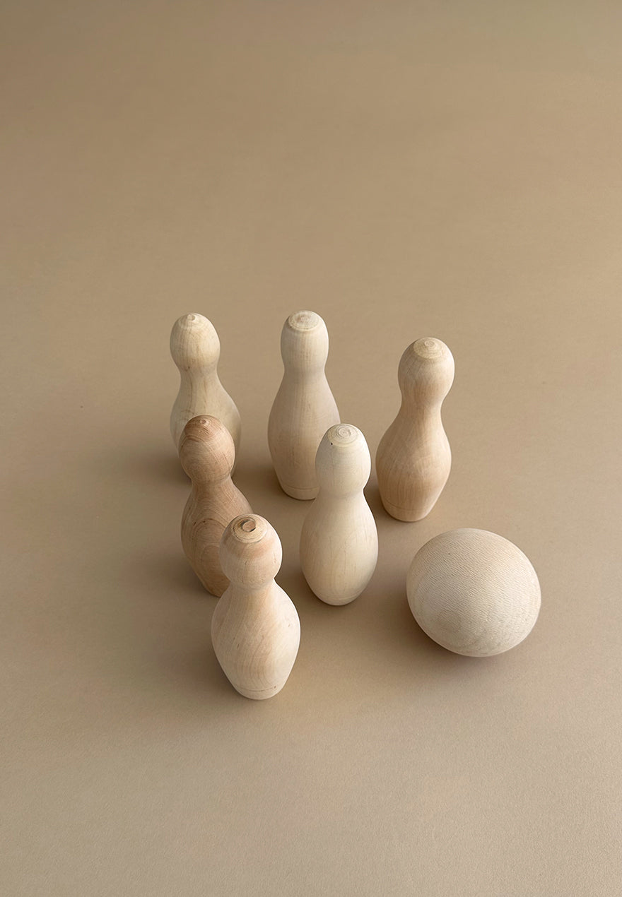 Wooden Bowling Set - Set nga druri për bowling