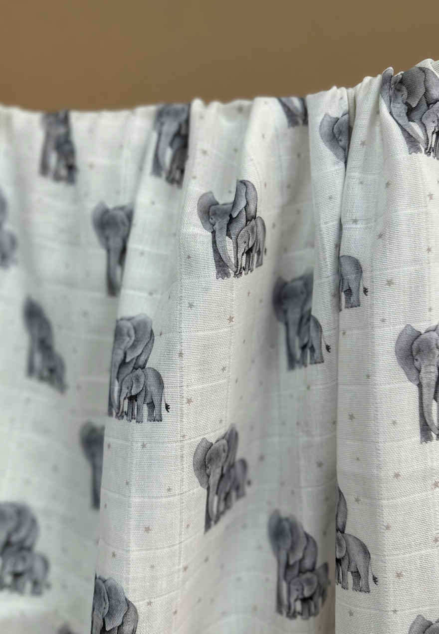 Elephants ~ 120x120 ~ Wrap