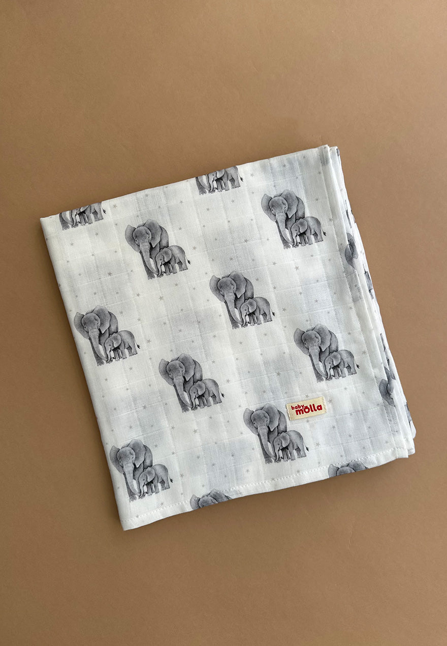 Elephants ~ 120x120 ~ Wrap