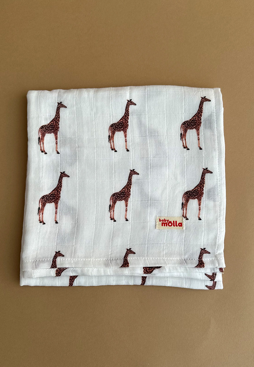 Giraffes ~ 100x100 Cotton ~ Wrap