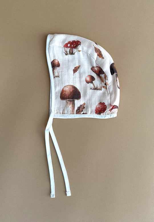 Mushrooms ~ Muslin Bonnet