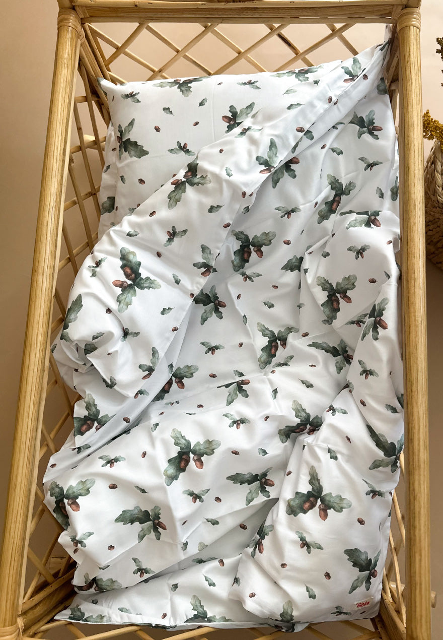 Oak duvet cover + pillow case
