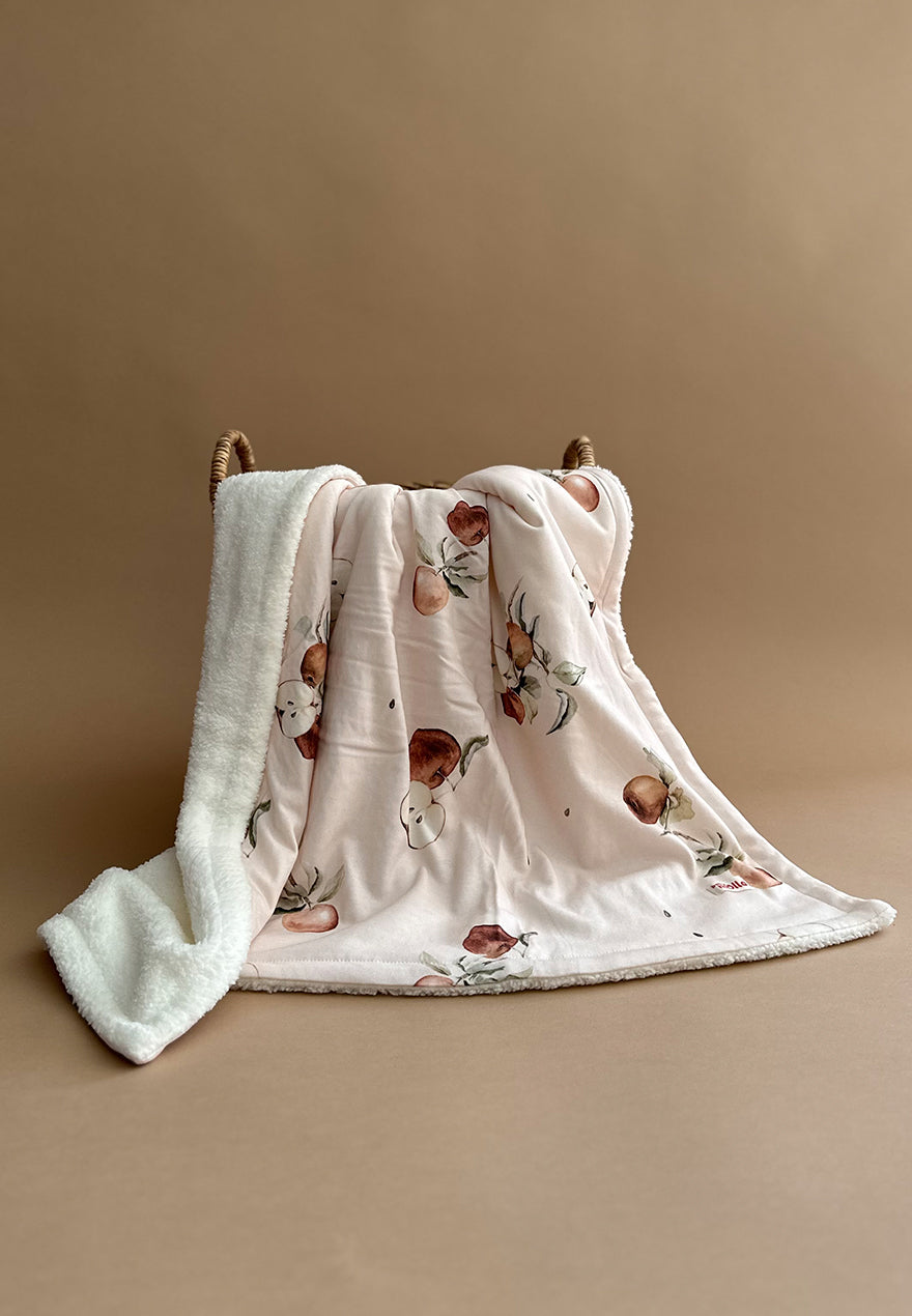 Apples Plush Blanket 2in1