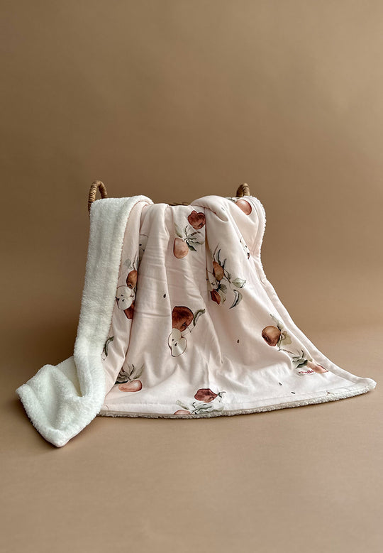 Apples Plush Blanket 2in1
