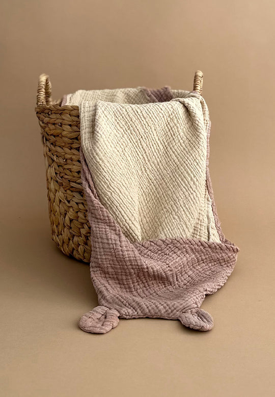 Bear Muslin Towel ~ Brownish