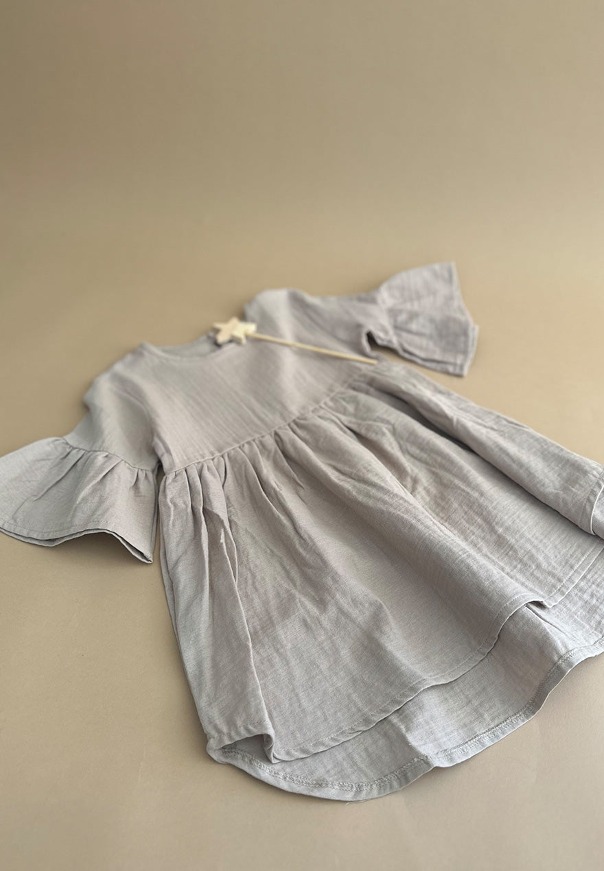 Muslin Brown Dress