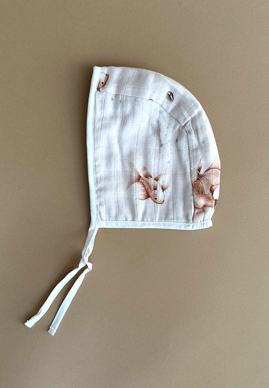 Fish ~ Muslin Bonnet