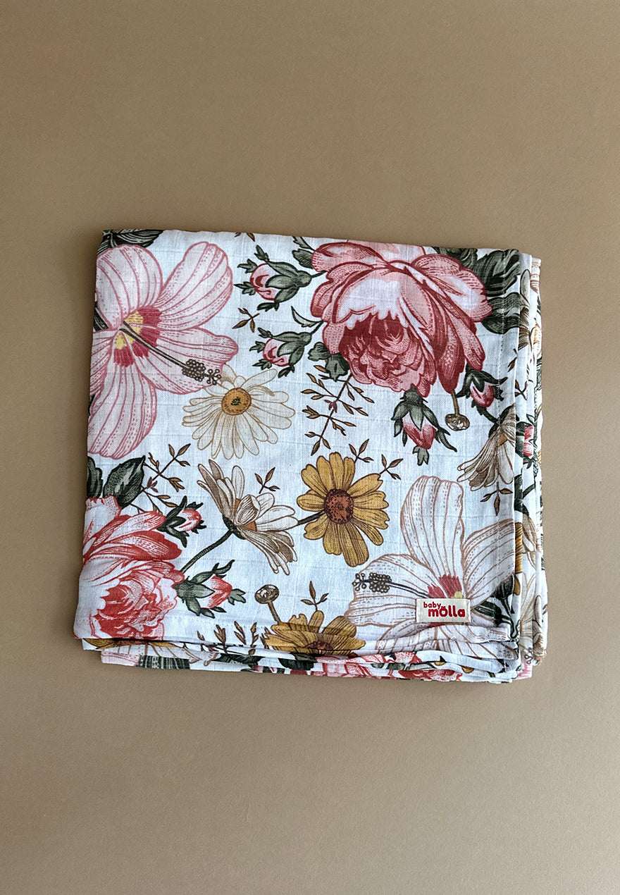 Garden Floral ~ 120x120 ~ Wrap