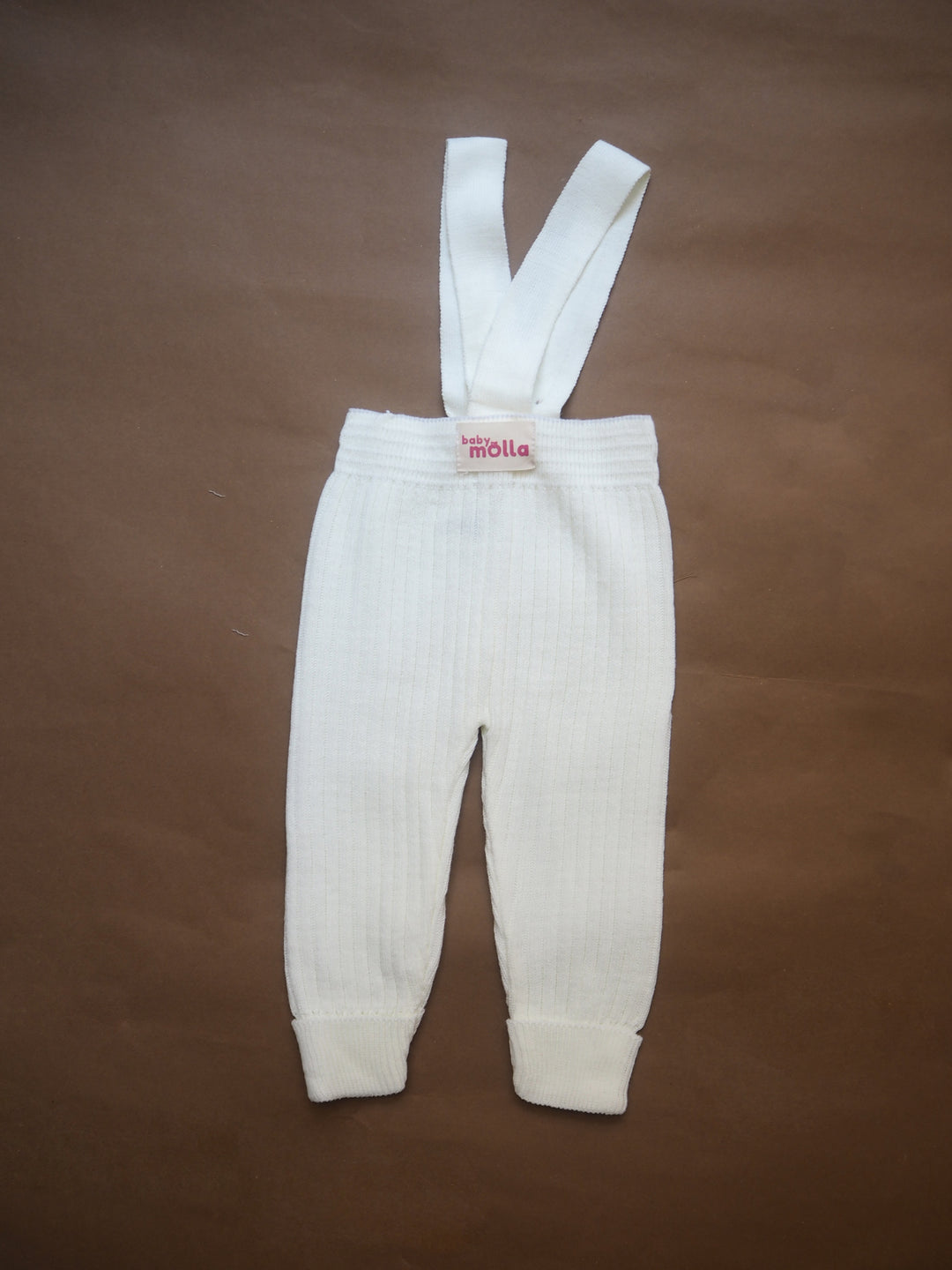 Pantollone me rrypa - White