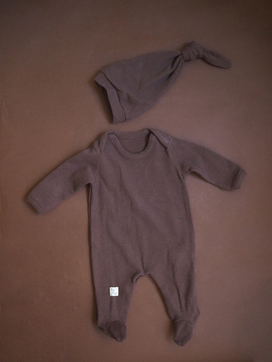 Natural Brown Overall + hat