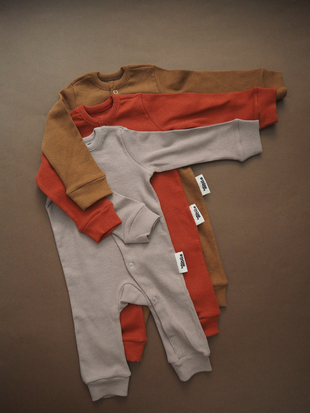 Ribbed Brown Overall
